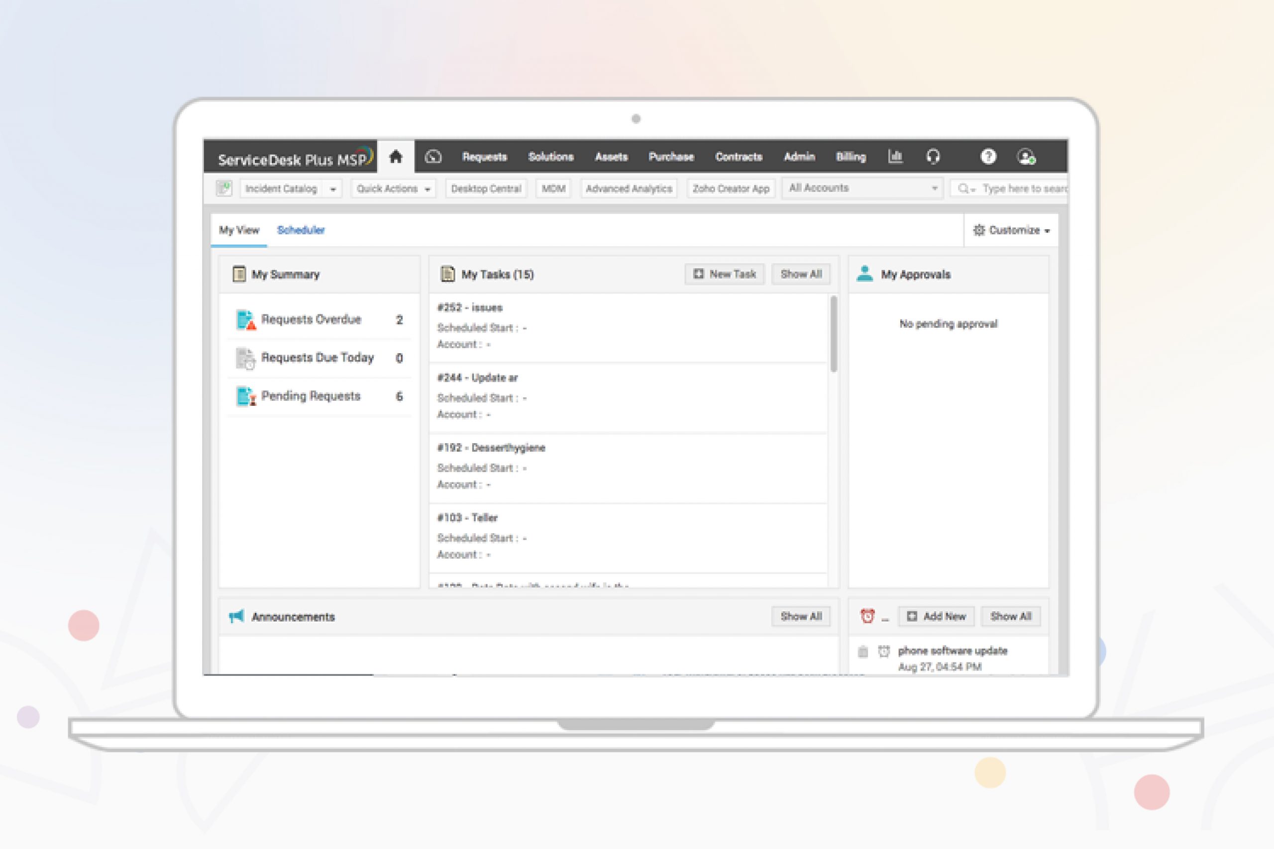 ManageEngine ServiceDesk Pro